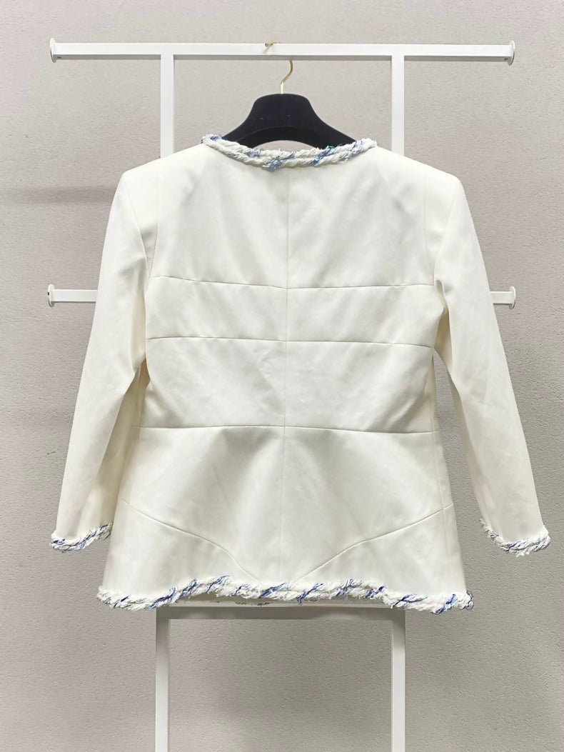 Chanel 18S White Jacket