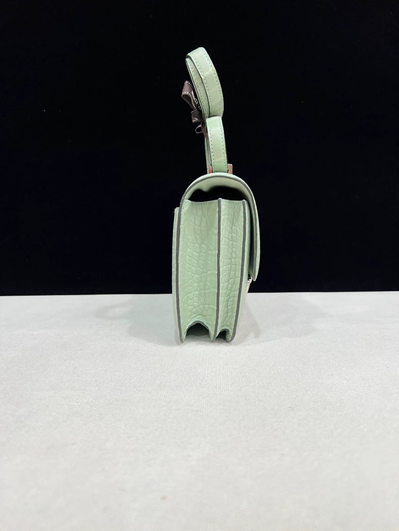 Hermes Constance 19 Vert Peppermint Crocodile Leather Palladium Hardware