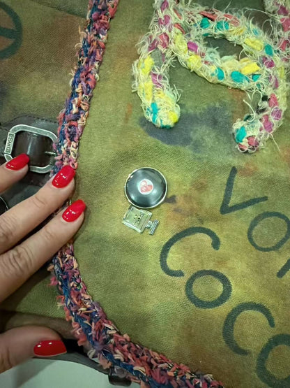 Chanel Vintage graffiti shoulder bag medium