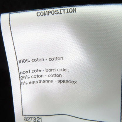 Chanel 17B Black Navy Red Gabrielle Logo Pullover Sweater FR 46