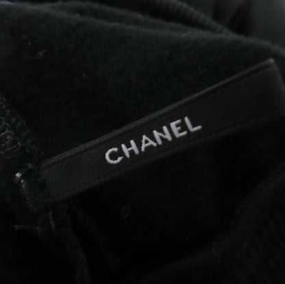 Chanel 17B Black Navy Red Gabrielle Logo Pullover Sweater FR 46