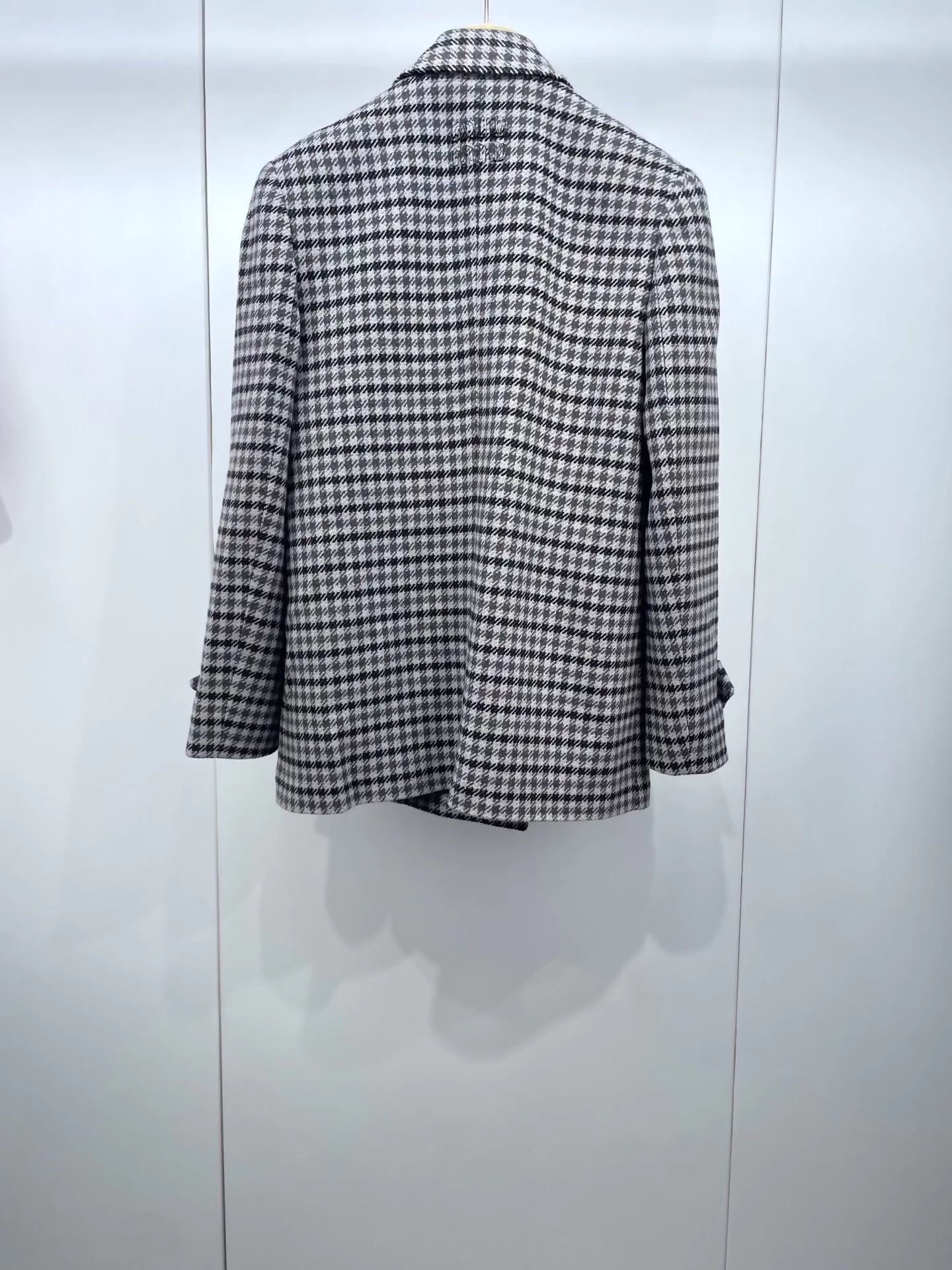 MIU MIU  wool plaid suit jacket