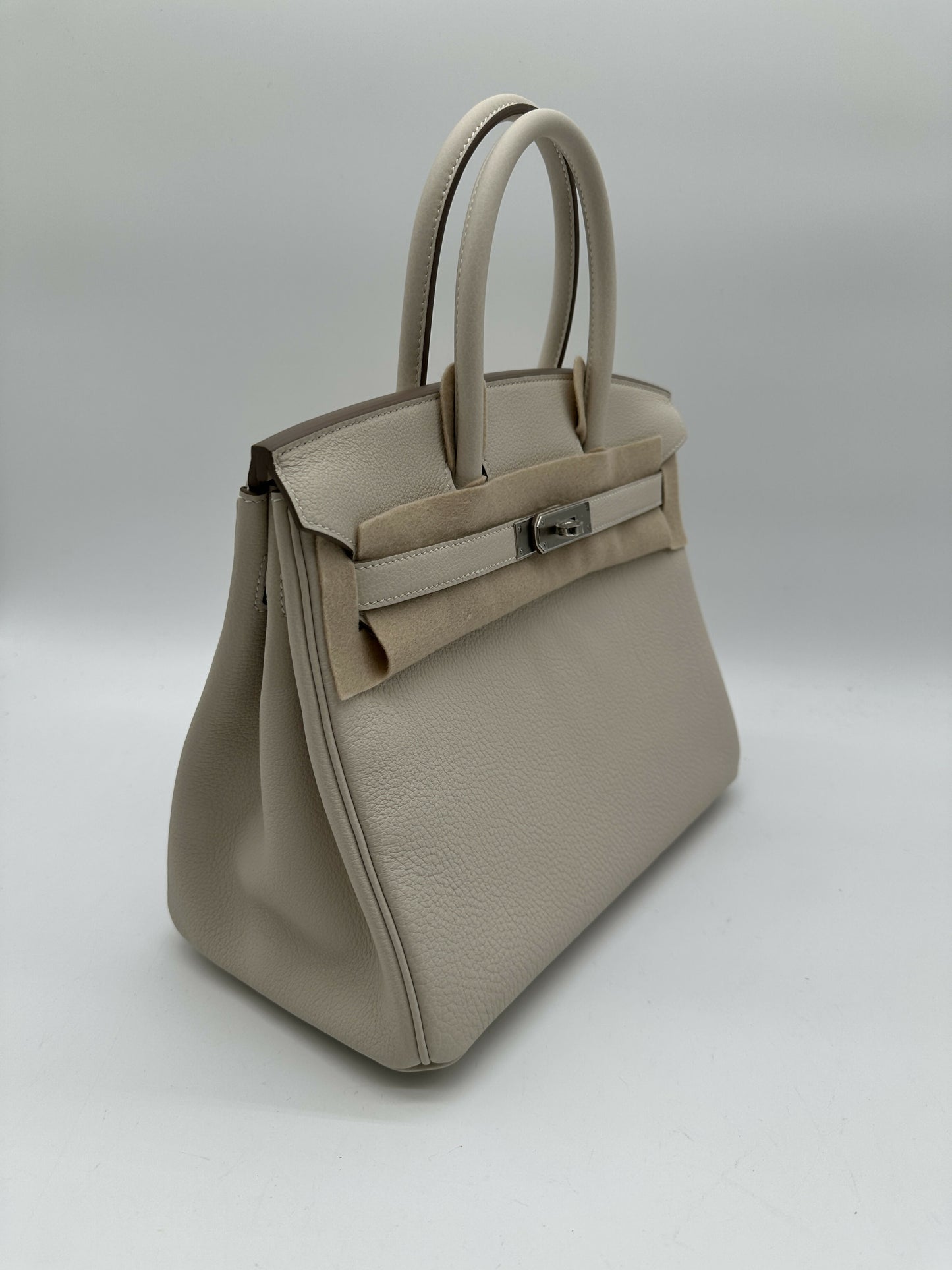 Hermès Birkin 30 Togo Craie PHW Stamp K