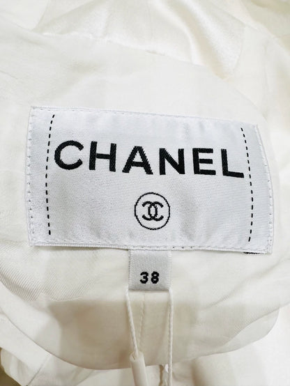 Chanel 22S white & colourful jacket