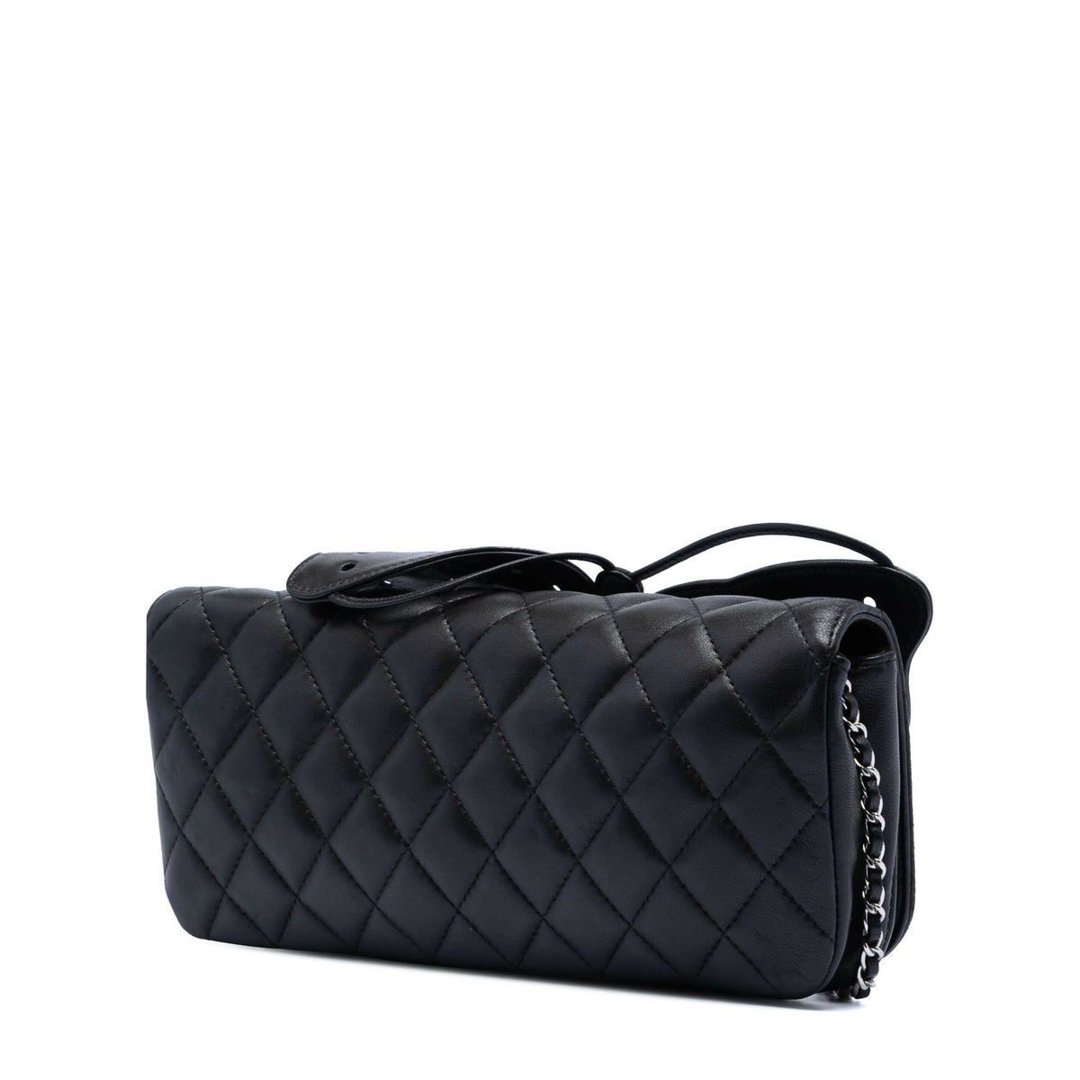 Chanel Quilted Lambskin Butterfly Clutch With Chain