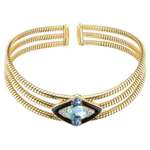 Iconic Marina B Aquamarine Choker Necklace