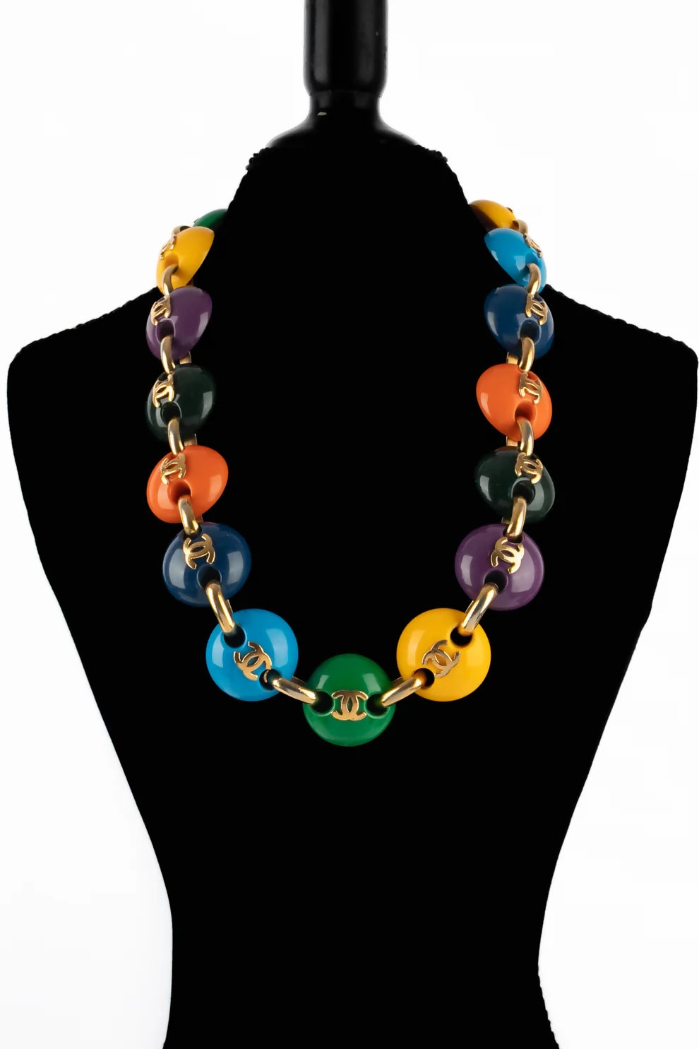Chanel Multicolor Resin “Bonbons” Necklace