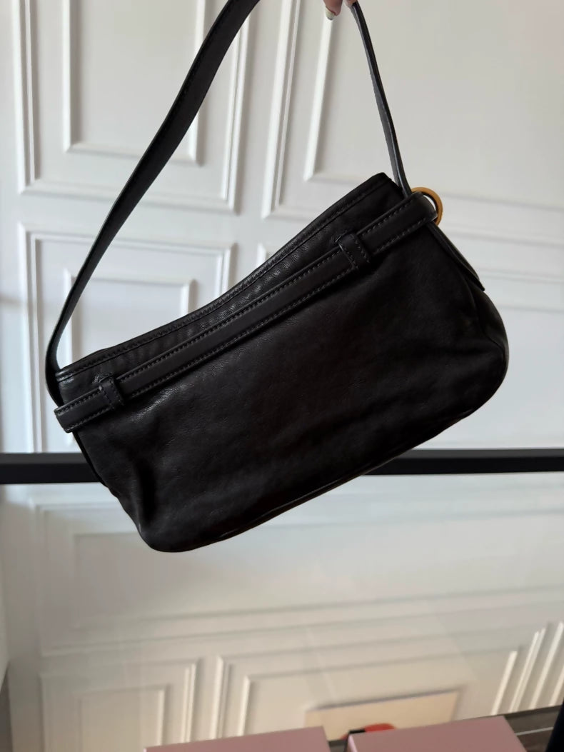 Miu Miu 25ss Black Horizontal Adventure Edition Bag