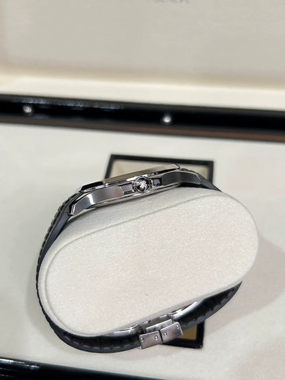 Patek Philippe Aquanaut Date Black Strap Stainless Steel ref. 5167A-001