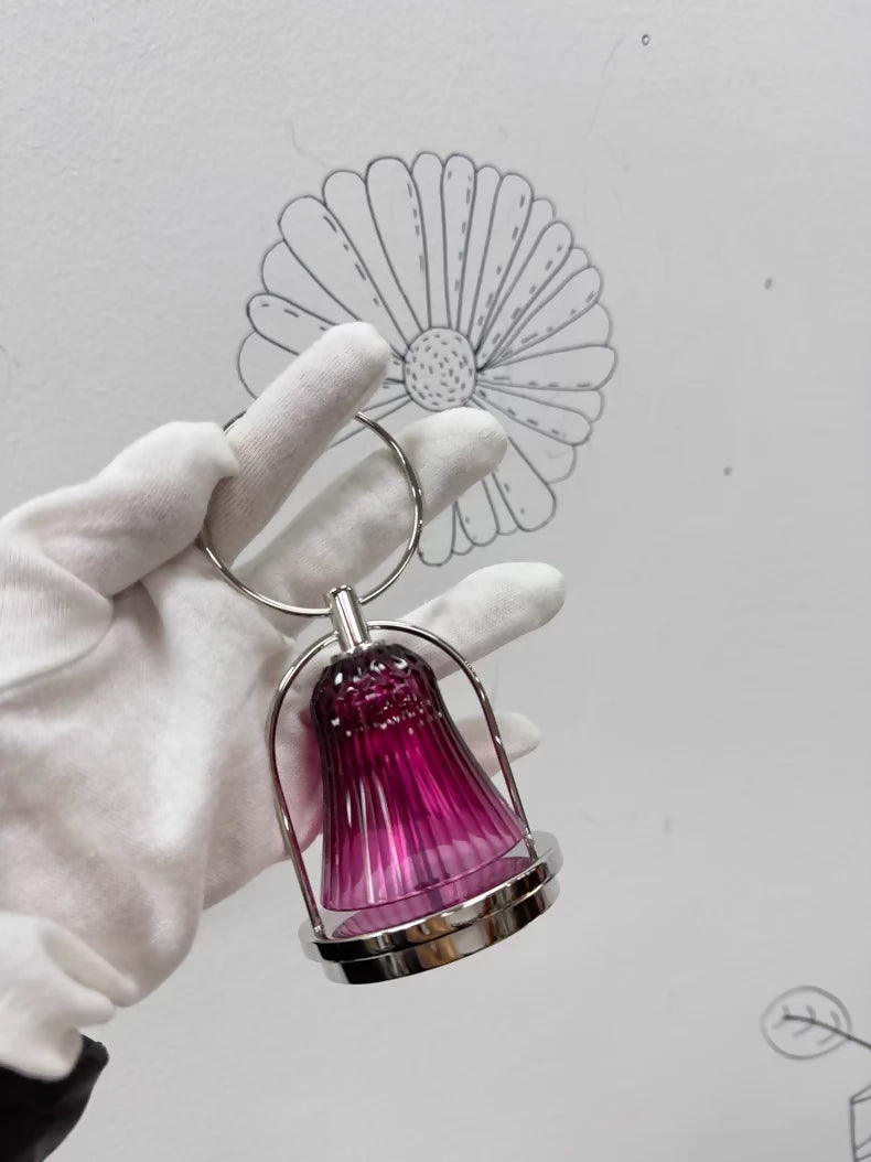 Hermes St. Louis purple crystal chandelier