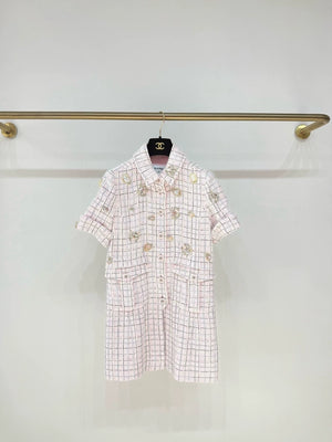 Chanel 25C tweed jacket with ocean charms