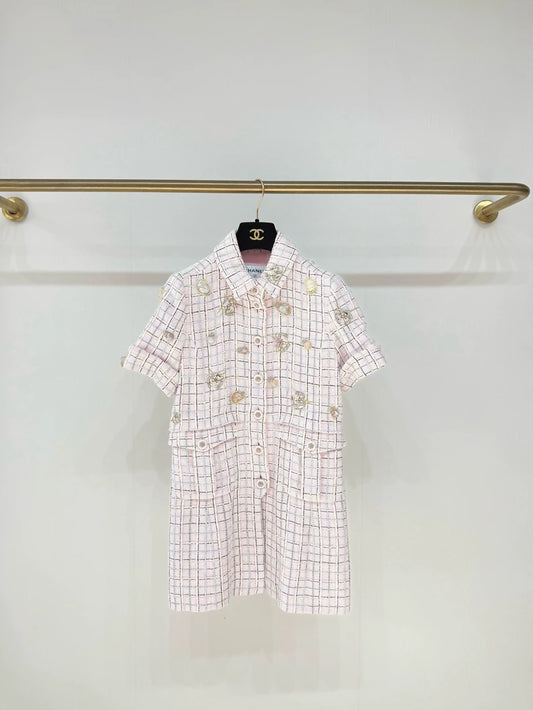 Chanel 25C tweed jacket with ocean charms