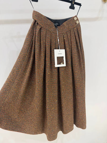 Chanel 25K brown Midi Skirt