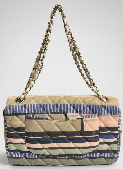 Chanel 09C Ocean Drive Pink Heart Small Classic Single Flap Bag