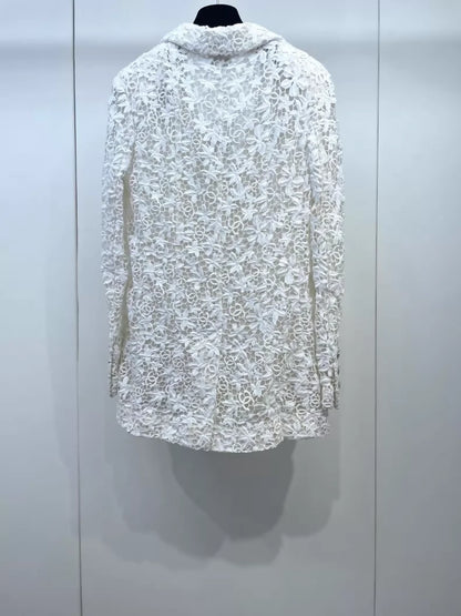 Chanel 23C lace embroidered Jacket