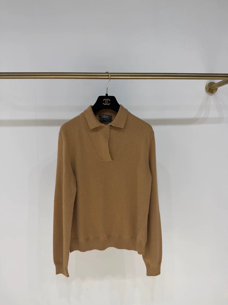 Loro Piana Classic Polo Knit Sweater - Rare!