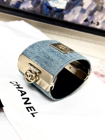 Chanel 17p denim cuff