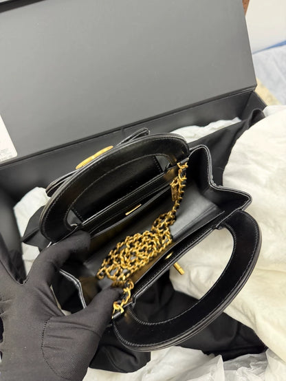 Chanel Kelly Black Large Handbag/Crossbody Bag