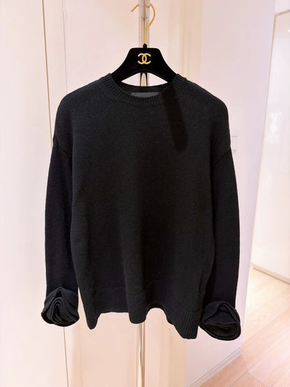 Valentino limited edition black crew neck sweater