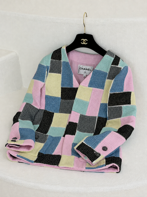 Chanel 24S multicolour tweed jacket