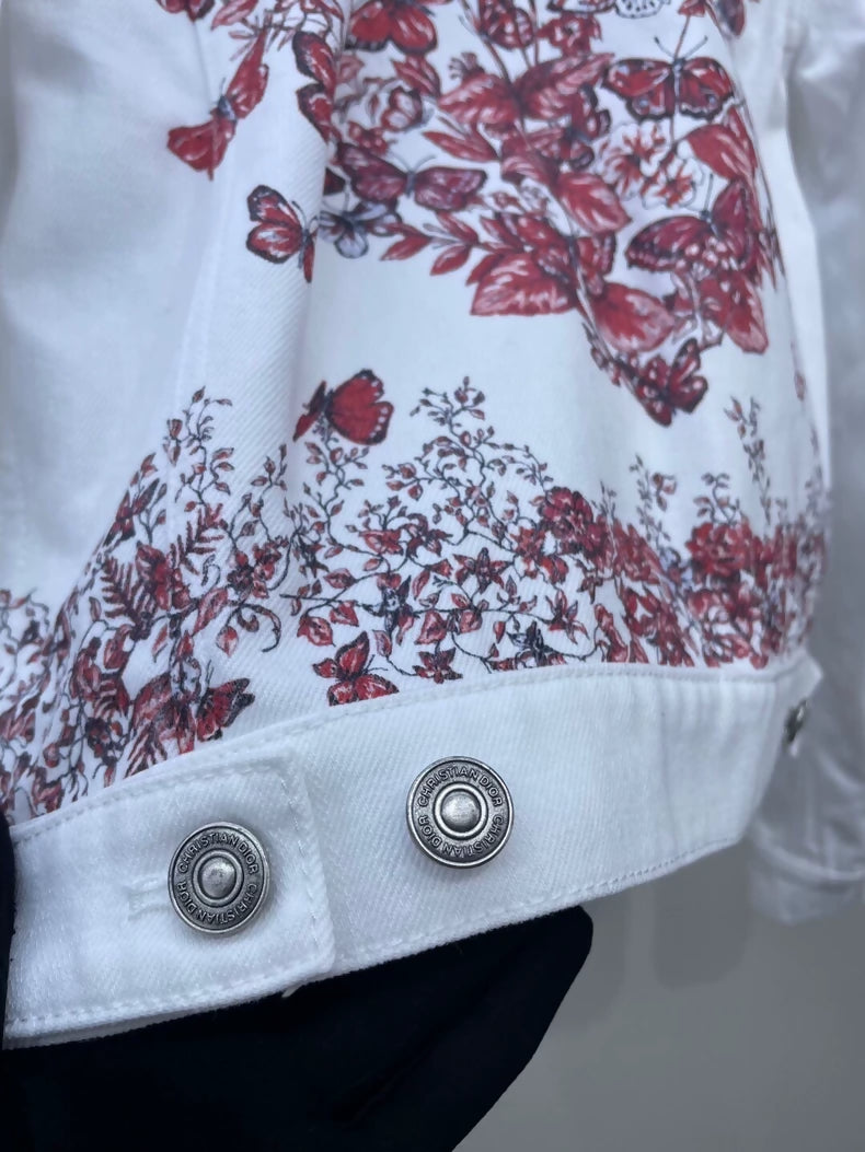 Dior 24 white denim jacket