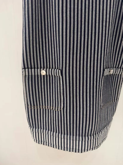 Chanel 25p black and white striped dress