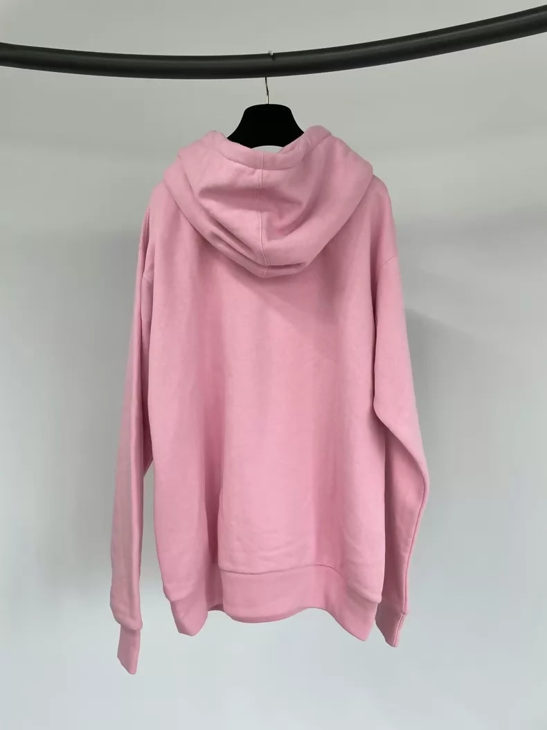 Gucci pink hooded sweatshirt