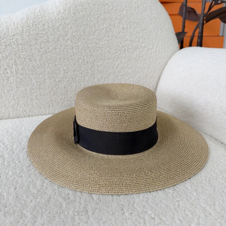 Gucci Gold Bee Woven Hat