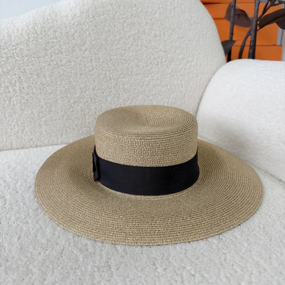 Gucci Gold Bee Woven Hat