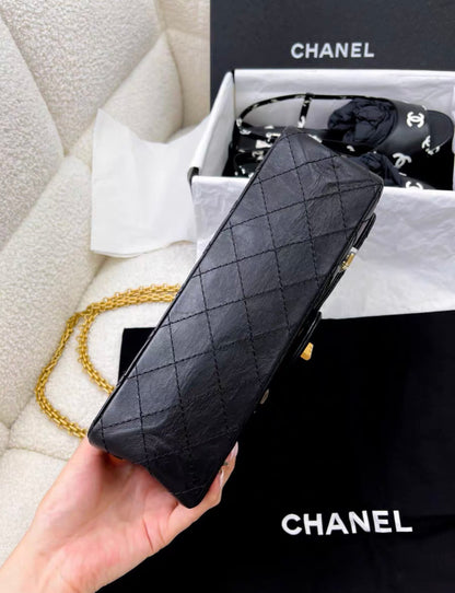 Chanel limited edition badge 2.55 small bag