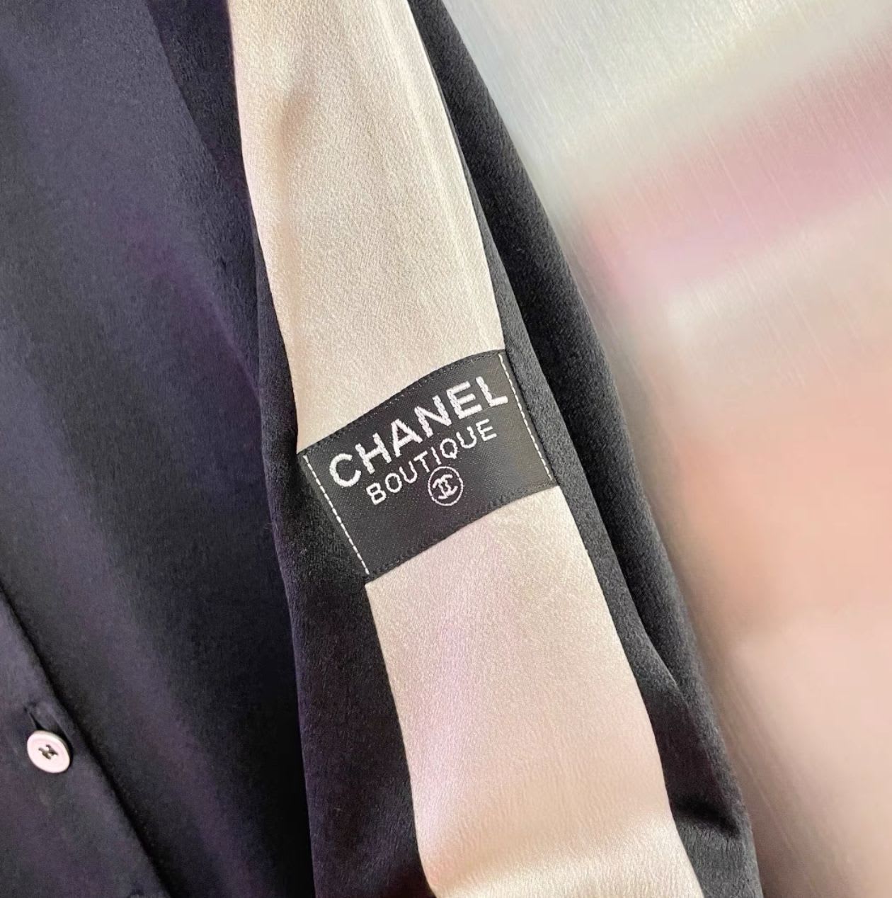 Vintage Chanel letter brand shirt