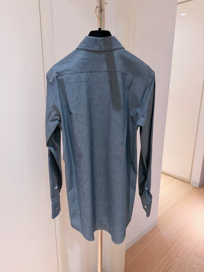 Loro Piana blue blouse