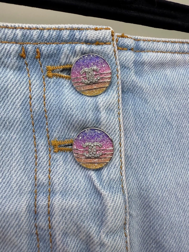 Chanel 24C Denim Shorts