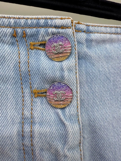 Chanel 24C Denim Shorts