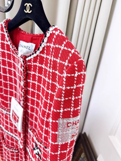 Chanel 23C red and white formula 1 drive racing jumpsuit