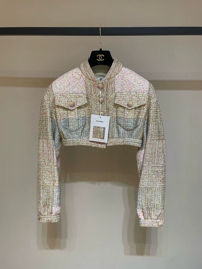 Chanel 24C gold tweed jacket