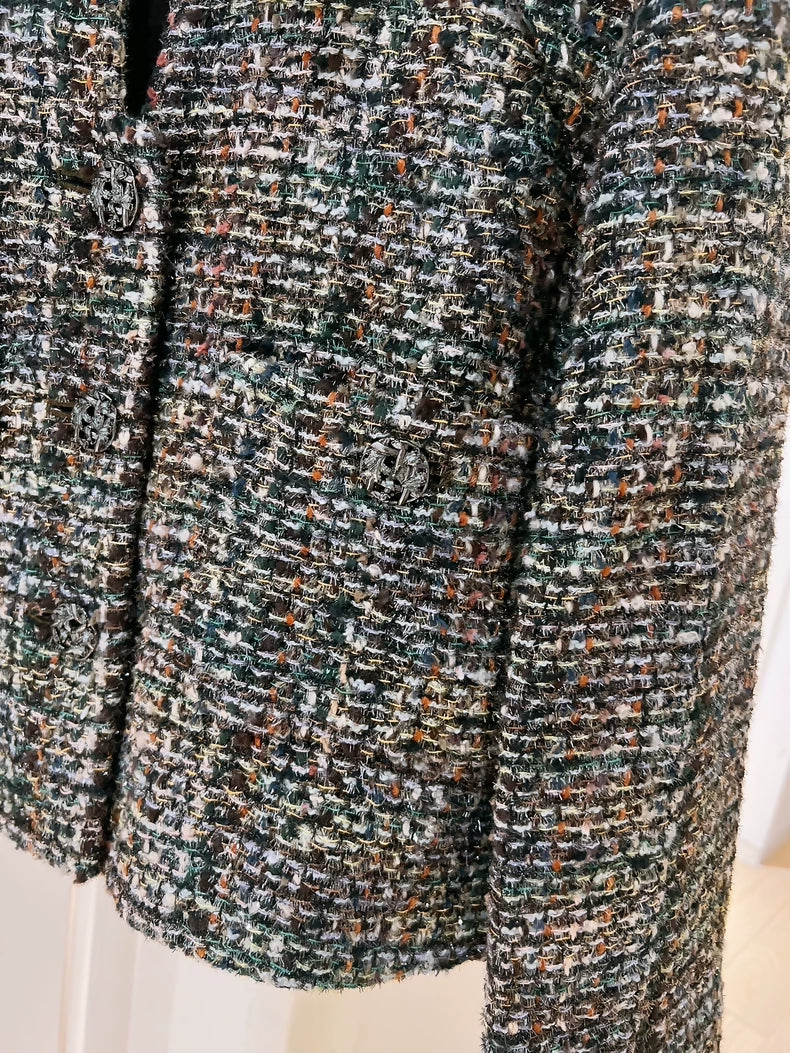 Chanel 18K Iridescent Tweed Short Jacket