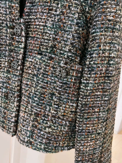 Chanel 18K Iridescent Tweed Short Jacket
