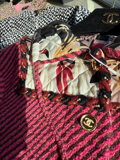 Chanel 23A tweed coat