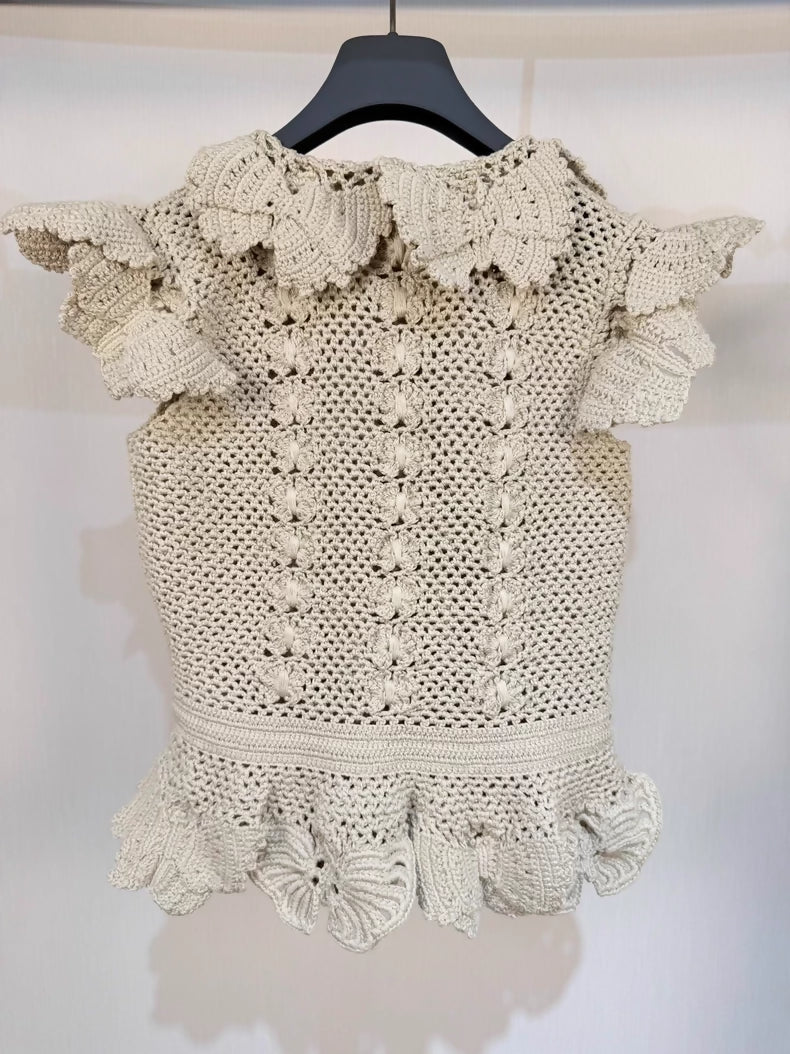 Dior 24 Crocheted top & skirt Set