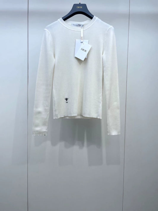 Dior cream-white top