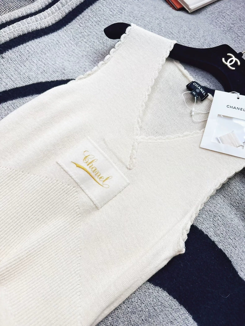 Chanel 24k white ecru dress