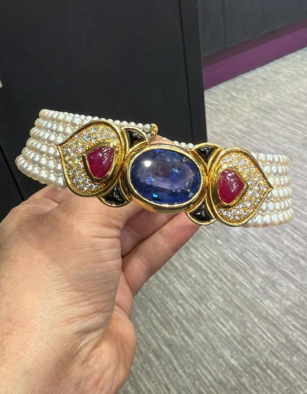Marina B Gem Set Choker