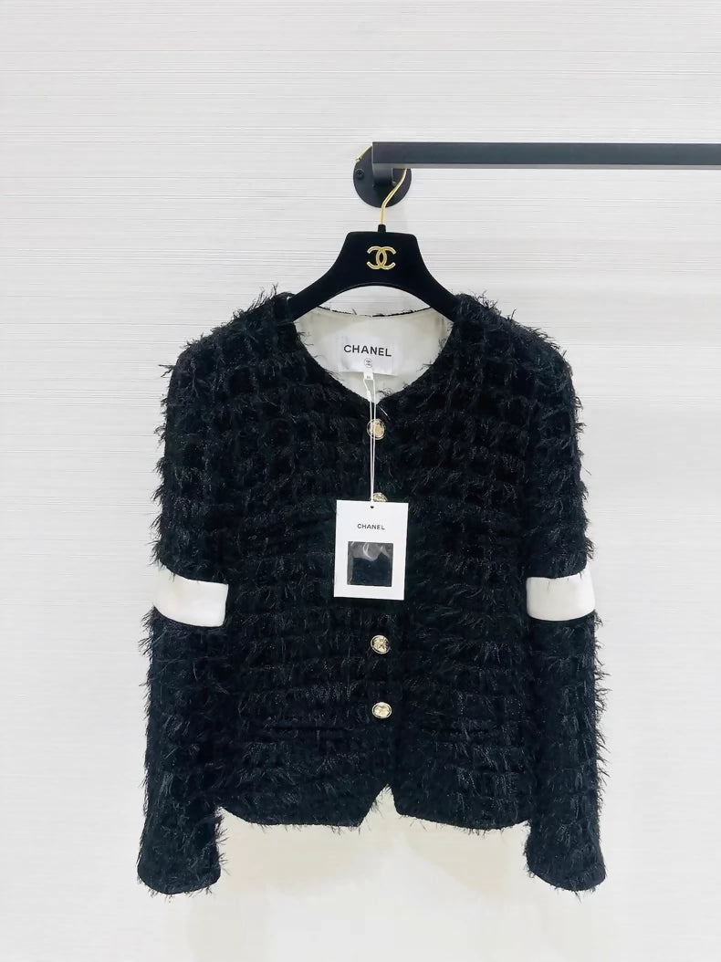 Chanel 20 black and white jacket