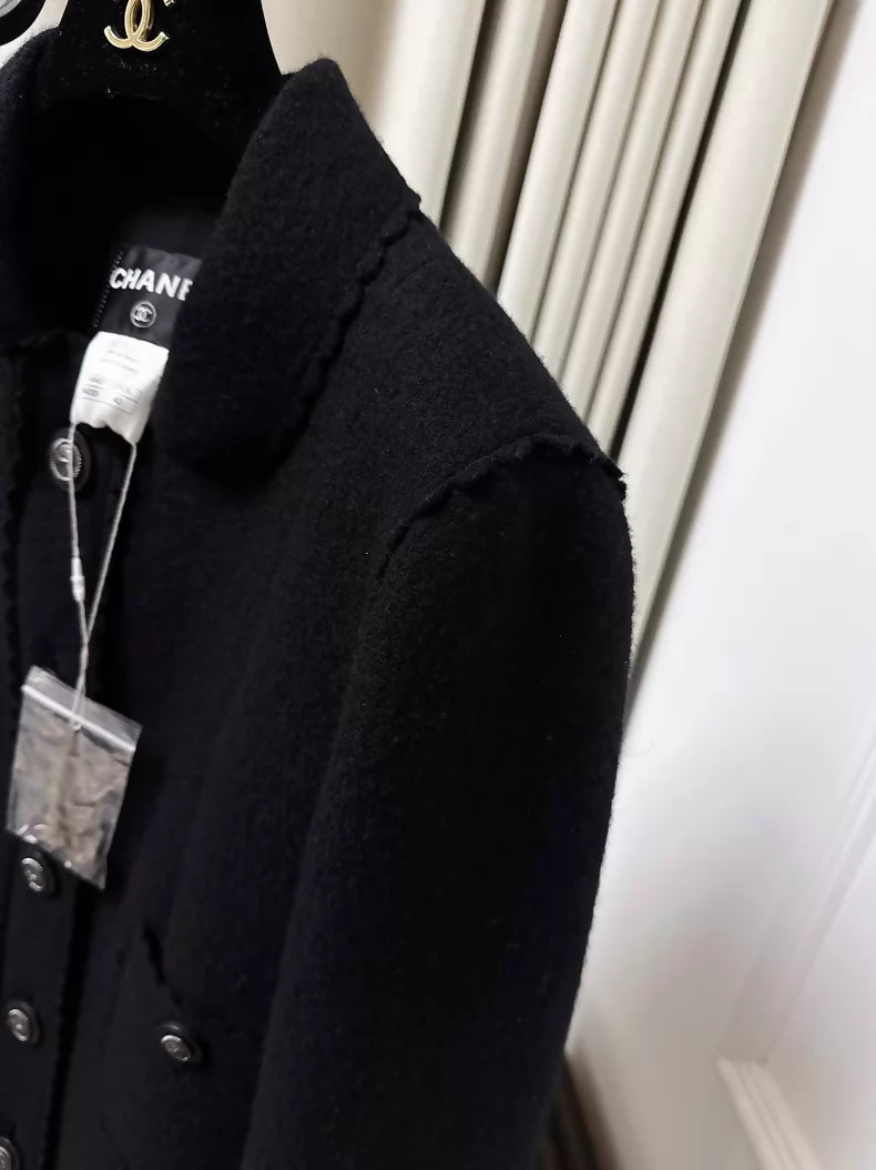 Chanel 13A Black Wool Jacket