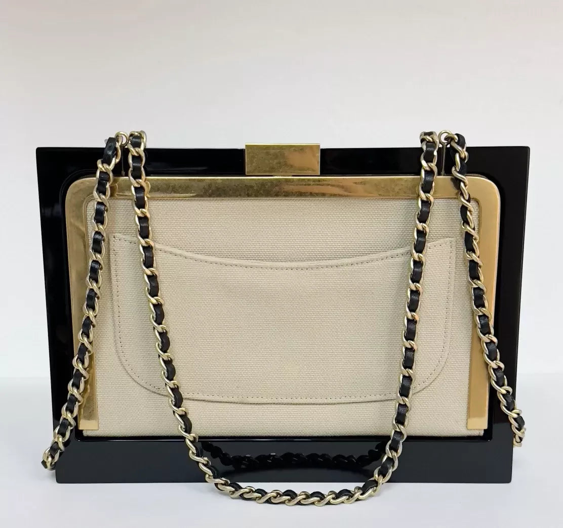 Chanel Black Privée Collection Runway Frame Bag