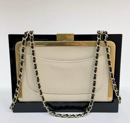 Chanel Black Privée Collection Runway Frame Bag