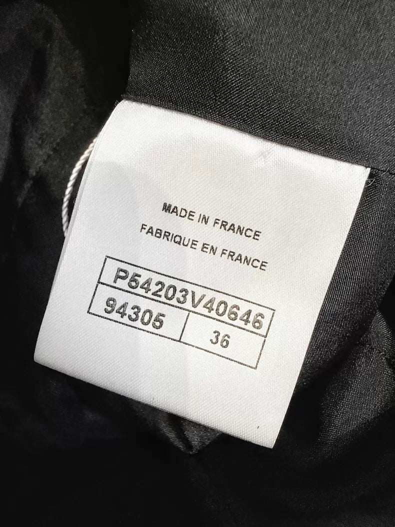 Chanel 16A black tweed jacket