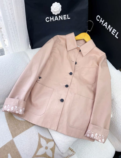 DIOR Dior pink  jacket - 38 Jacket - Vintage fashion from Wararni