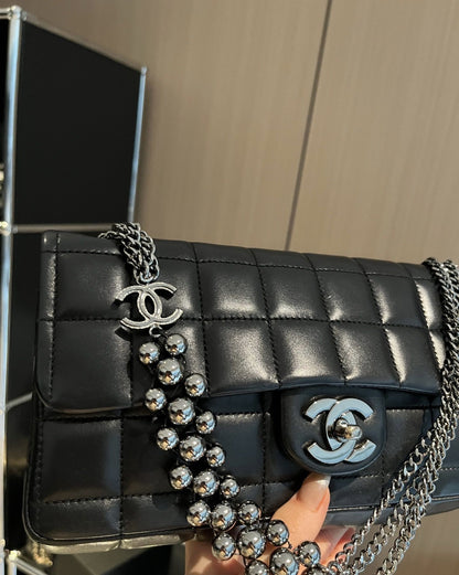 Chanel black & silver